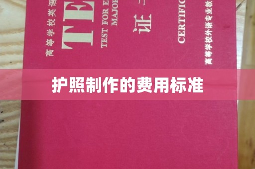 塔什库尔干塔吉克护照制作的费用标准